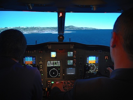 Le simulateur de vol FTD Level 2, FNPT 2 MCC (Mechtronix) d'Ifaero 