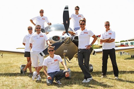 1. Air Alsace, l'équipage vainqueur de l'édition 2014 du Défi 100-24