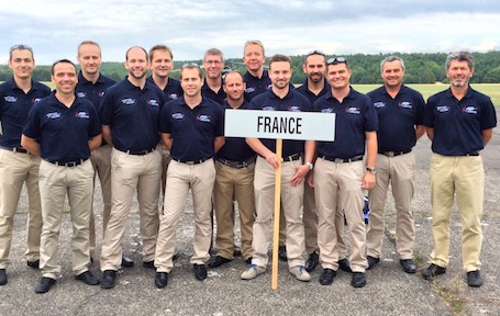 L'équipe de France 2014 de Rallye aérien