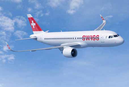 Airbus A320NEO aux couleurs de Swiss membre de Lufthansa Group