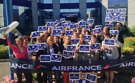 Le personnel sol d'Air France appelle les pilotes du SNPL à regagner leur poste…