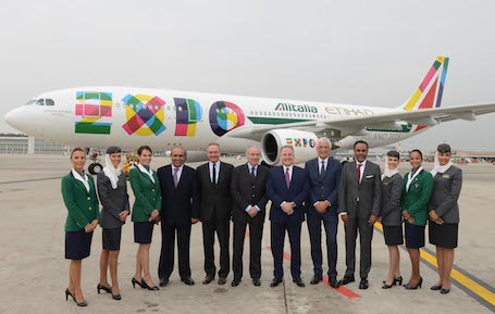 A Milan Malpensa, l'A330-200 d'Alitalia