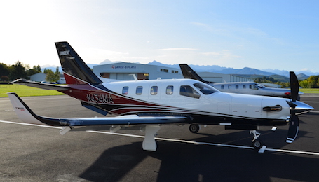 Le 700ème TBM sur le parking de Daher-Socata à Tarbes