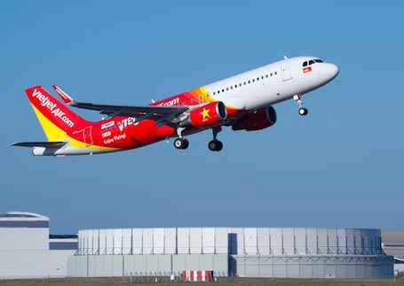 VietJetAir exploite une flotte de 17 A320 dans le cadre d’un contrat de leasing. Elle a en commande 63 avions de la famille A320