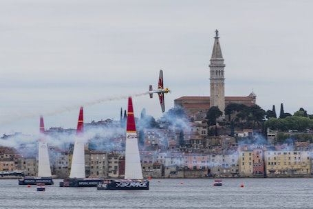 Rovinj (Croatie) a déjà accueilli une manche du championnat Red Bull Air Race, en 2014
