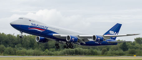 A terme la compagnie Silk Way exploitera cinq cargos 747-8F