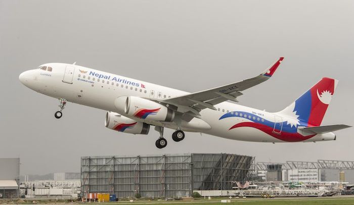 A320 de Nepal Airlines