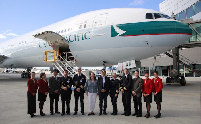 Livraison du 70ème Boeing 777 à Cathay Pacific