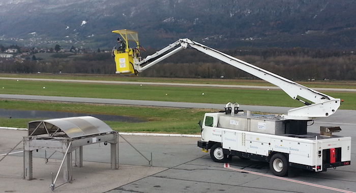 Formation au dégivrage des avions