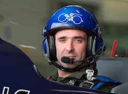 Le capitaine Jean-Guillaume Martinez, alias Marty, Rafale Solo Display 2016