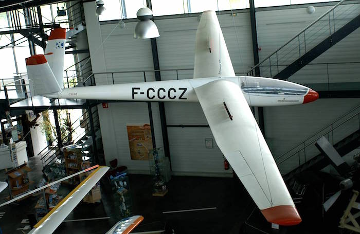 Planeur monoplace C-30 Edelweiss N°03 appartenant au RSA et actuellement présenté au musée d'Angers.