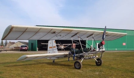 Charles Donnefort aux commandes du Pouchelec