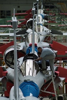 Chaîne d'assemblage final du Rafale (Bordeaux-Mérignac)