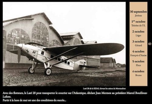 Laté-28 de la SIDAL devant les usines de Montaudran