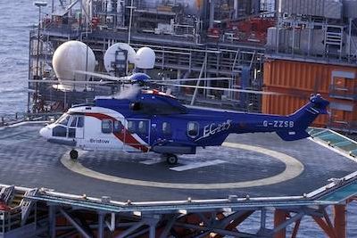 Un grand nombre d’AS332 (et ses dérivés) est affecté à des missions offshore sur les plates-formes pétrolières.