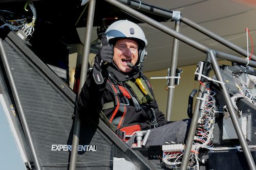 André Borschberg, deuxième pilote du Solar Impulse HB-SIA