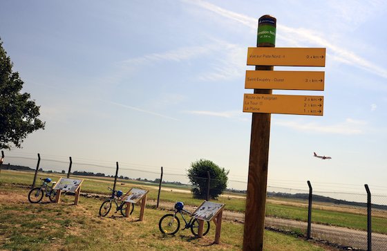 30 km de cheminement aménagés autour de l'aéroport Lyon-Saint Exupéry