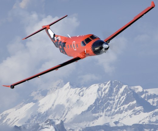Le PC-12 de Pilatus résiste à la crise