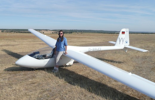 Ghislaine Facon, la Jeannie Longo du vol à voile