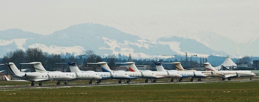 A l’occasion du WEF de Davos, ExecuJet a traité 330 mouvements d’avions d’affaires à Zurich et à Dubendorf, essentiellement des Global Express et des Gulfstream.