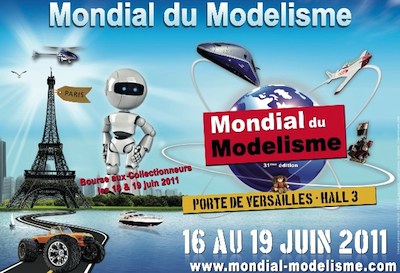 45.000 visiteurs attendus au Mondial du modélisme 2011