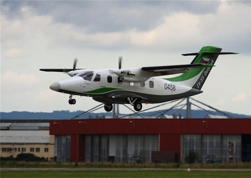 1er vol de l'EV-55 d'Evektor : 24 juin 2011