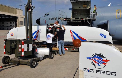 Le système de démontage du Nemesis Big Frog a été conçu par Dassault System, en amont.