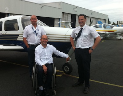 Philippe Carette, pilote professionnel avion paraplégique…