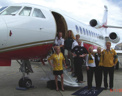 L'équipe d'ExecuJet Australasia à Sydney