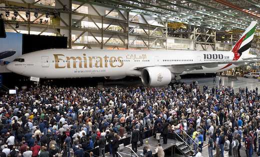 2 mars 2012, Everett : livraison du millième 777