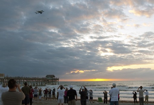 Dernier survol de Cocoa Beach…