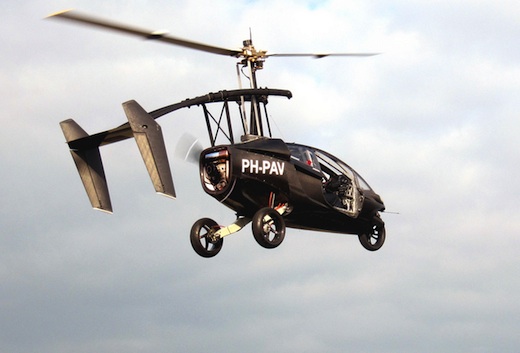 La voiture-volante Pal-V a effectué son premier vol fin mars 2012