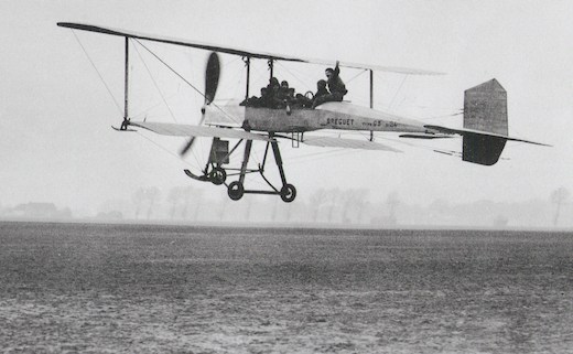 Record de onze passagers enlevés sur un biplan Breguet G3 (23 mars 1911)