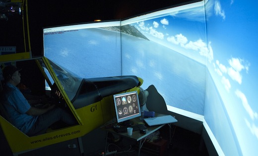 Immersion totale aux commandes de l'ULM de G1 Aviation (simulateur Norsim)