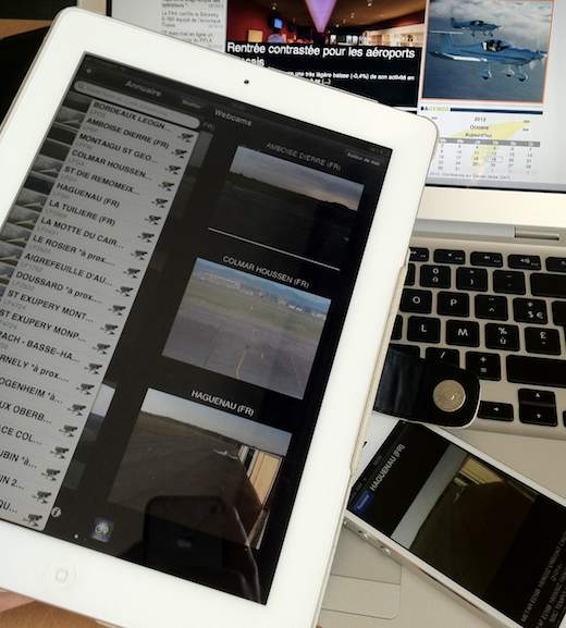 Une nouvelle application F-Aero regroupant les webcams de plus de 800 aérodromes européens