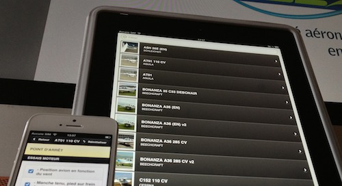 L'application Checklist-aero regroupe une cinquantaine de check-lists d'avions légers monomoteurs parmi les plus courants