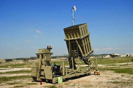 Les cinq systèmes Iron Dome déployés en Israel auraient contré plus de 400 roquettes.