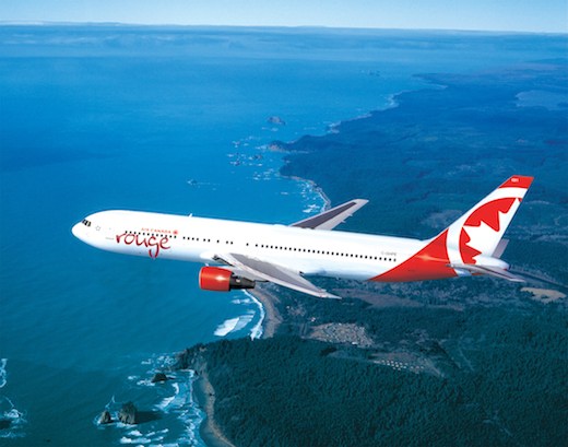 La flotte d'Air Canada rouge sera initialement composée de deux B767-300ER aménagés en bi-classe