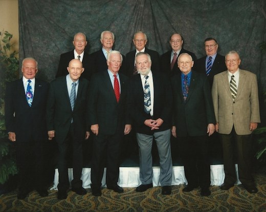 Retrouvailles au banquet du 40ème anniversaire de la mission Apollo 17