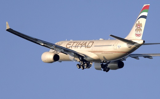 Etihad Airways a équipé un premier A330-200 d'une connexion internet haut débit fournie par Panasonic Avionics