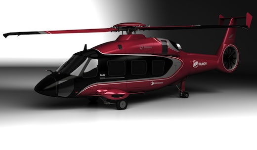 Russian Helicopters prévoit de faire voler le Kamov Ka-62 – un hélicoptère biturbine intermédiaire – en août 2013.