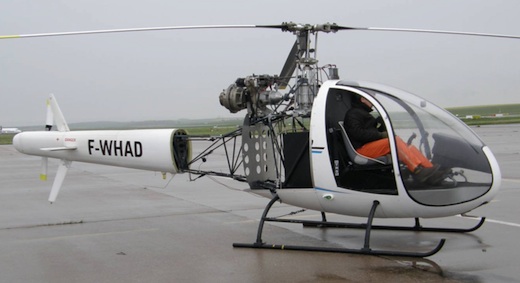 L'hélicoptère léger Hélinéo équipé du moteur Mistral G190