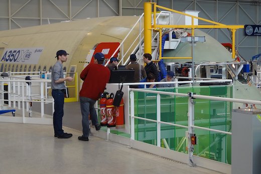 L'A350XWB qui doit effectuer le premier vol mi-2013