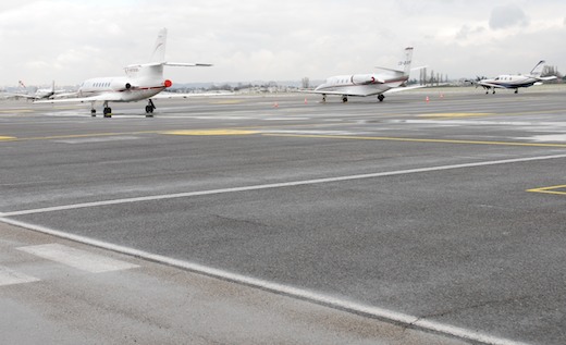 Lyon-Bron a enregsitré en 2012, 6.400 mouvements d'aviation d'affaires