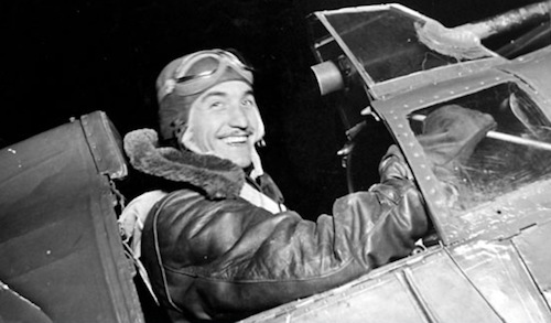 José Falcó aux commandes de son Polikarpov I-15
