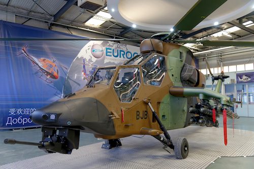 2. La France a commandé 40 exemplaires de l’hélicoptère de combat Tigre en configuration HAD