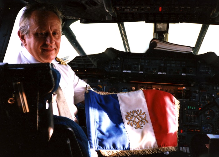Edouard Chemel, commandant de bord des Concordes présidentiels