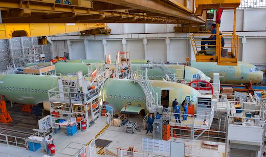 Le succès de l'A320NEO contribue grandement aux bons résultats 2012 de l'industrie aéronautique française