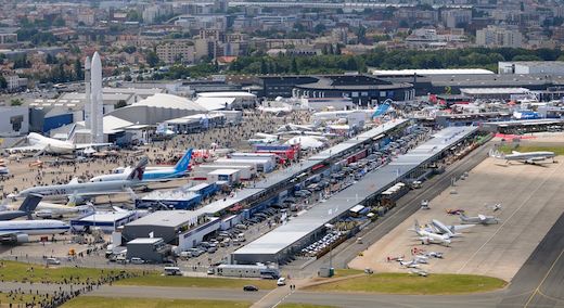 Des aéronefs exposés sur plus de 190.000 m2
