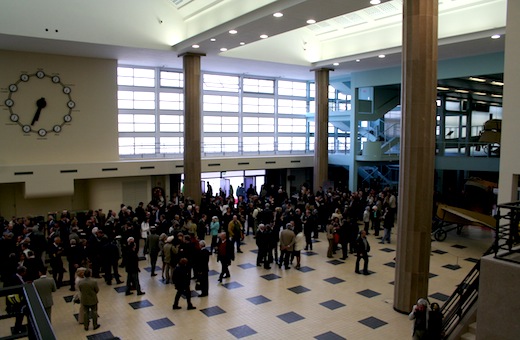 La Salle des Huit Colonnes deviendra en 2014 l'entrée principale du musée